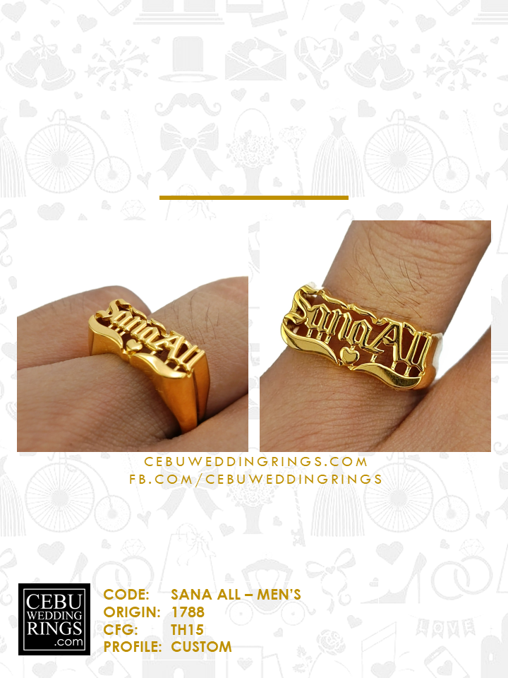 Personalized Arabic Ring – Rainbow Store